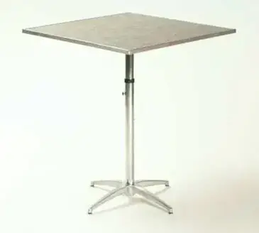 Maywood Furniture ML30SQPEDADJ Table, Indoor, Adjustable Height