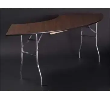 Maywood Furniture ML4830CR4 Folding Table, Serpentine/Crescent