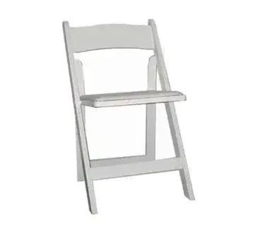 Maywood Furniture MMAXWHT Chair, Folding, Outdoor
