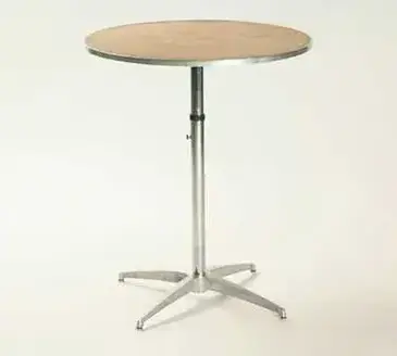 Maywood Furniture MP24RDPEDADJ Table, Indoor, Adjustable Height