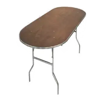 Maywood Furniture MP3096RACE Folding Table, Oval