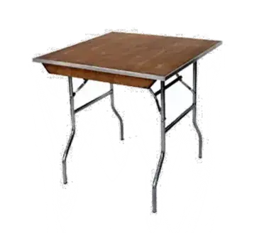Maywood Furniture MP36SQFLD Folding Table, Square