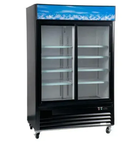 Falcon Merchandiser Refrigerator, 35 Cu Ft, 2 Glass Sliding Door, FALCON EQUIPMENT AGM-35S