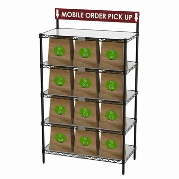 Metro CR1836TGSR Shelving Unit, To-Go & Delivery Staging
