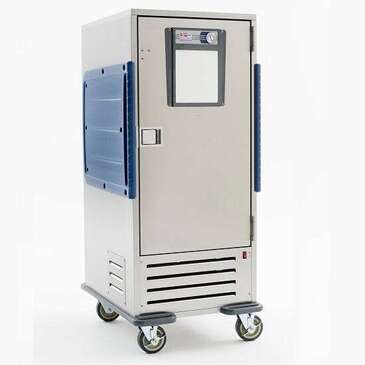 Metro Refrigerated Transport Cabinet, 72", Stainless Steel, Blue Poly, Mobile, Metro C5R9-SBA/ACC