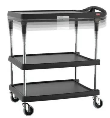 Metro MY2030-34BL-PL Cart, Bussing Utility Transport, Plastic