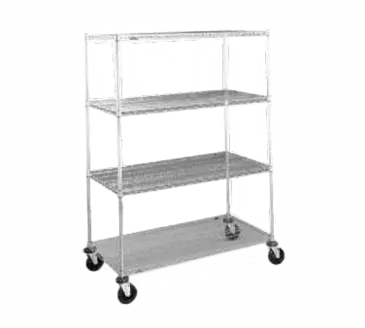 Metro N356BBR Cart, Stem Caster