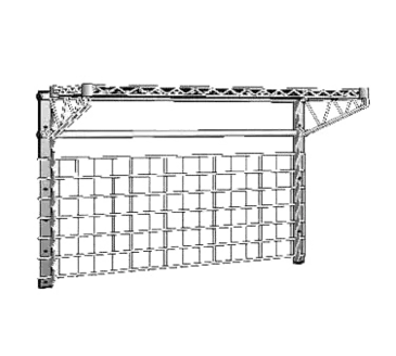 Metro PBA-GPC Shelving, Wall Grid Shelf