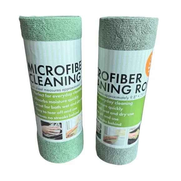 KOLE IMPORTERS MICROFIBER CLOTH 30 ROLL OFF REUSABLE NAPKINS