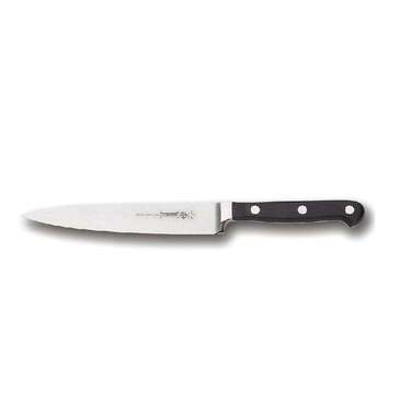 MUNDIAL INC Utility Knife, 6", Black, Forged, Stainless Steel,  MUNDIAL INC, BP5111-6