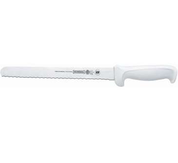 MUNDIAL INC Bread Knife,10", White, Poly Handle, Wavy Edge, Mundial W5621-10E