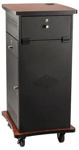 National Public Seating WZD Computer Workstation Cabinet / Cart