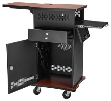 National Public Seating WZD Computer Workstation Cabinet / Cart