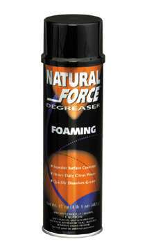 RJ Schinner "Natural Force", Degreaser, 20 Oz, Foaming, Aerosol, RJ SCHINNER DYMA-36120