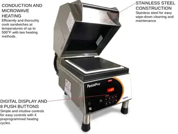 NEMCO 6900A-208-GF Sandwich / Panini Grill