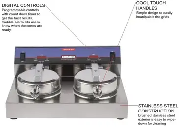 NEMCO 7000A-2240 Waffle Cone Maker / Baker