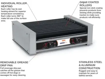 NEMCO 8018SX-230 Hot Dog Grill