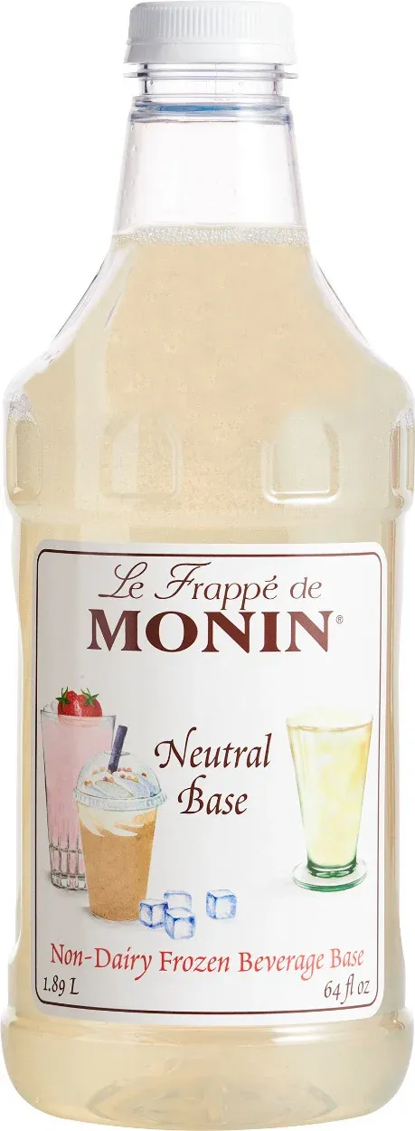 HOUSTONS / LIBBEY Neutral Base Syrup, 64 Oz, (4/Case), Monin M-GR333FP