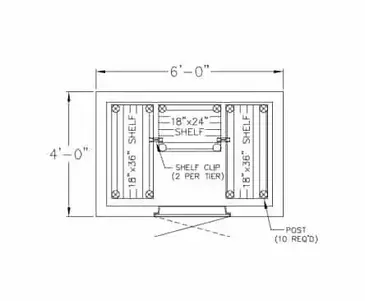 Nor-Lake KL1010 Walk In Modular, Panels Only (no refrigeration sel