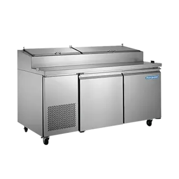 Norpole NP2R-PT Refrigerated Counter, Pizza Prep Table