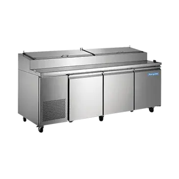 Norpole NP3R-PT Refrigerated Counter, Pizza Prep Table