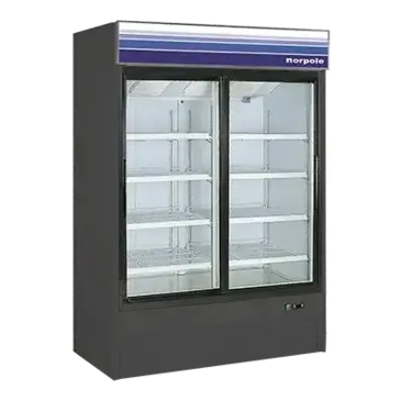 Norpole NPGR2-B Refrigerator, Merchandiser