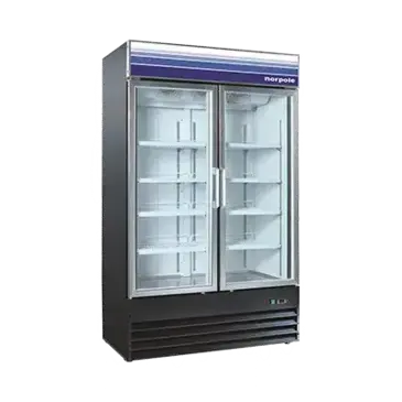 Norpole NPGR2-SB Refrigerator, Merchandiser