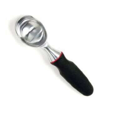 NORPRO Ice Cream Scoop, One Size, Black, Cast Aluminum, Santoprene Handle, Grip-Ez, Norpro 142