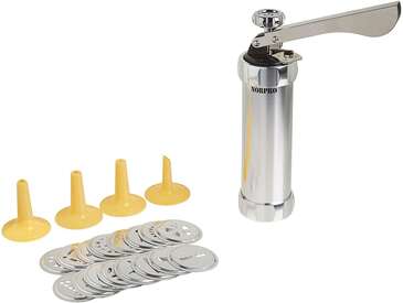 NORPRO Cookie Press, Aluminum, Deluxe, Norpro 3300