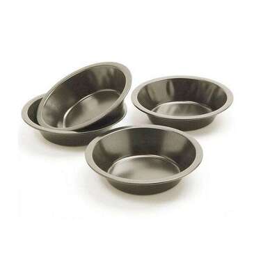 NORPRO Mini Pie Pans, 5", Steel, Set of 4, Nonstick, Norpro 3911