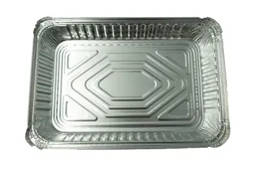 Oblong Container, 4-Lbs, Aluminum Foil, Sold Per Each (250/case) Western Plastics 5902