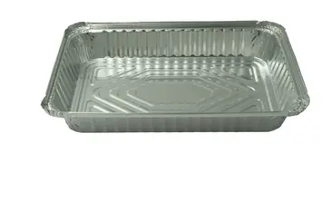 Oblong Container, 4-Lbs, Aluminum Foil, Sold Per Each (250/case) Western Plastics 5902