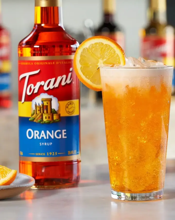 Orange Syrup, 25.4 Oz, Dairy Friendly, Torani 362337