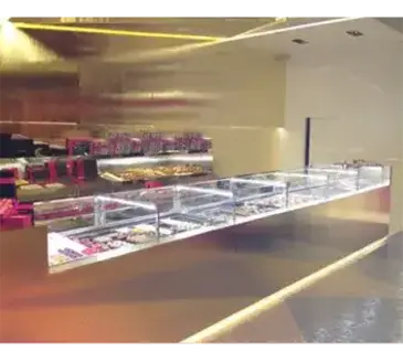 Oscartek GEM R4 NA90SQ Display Case, Non-Refrigerated Bakery