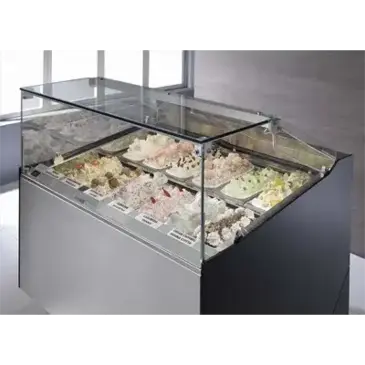 Oscartek GIA SQ G1650 Display Case, Dipping, Gelato/Ice Cream