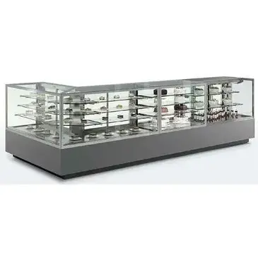 Oscartek ITALIA 1 CA90LT Display Case, Chocolate