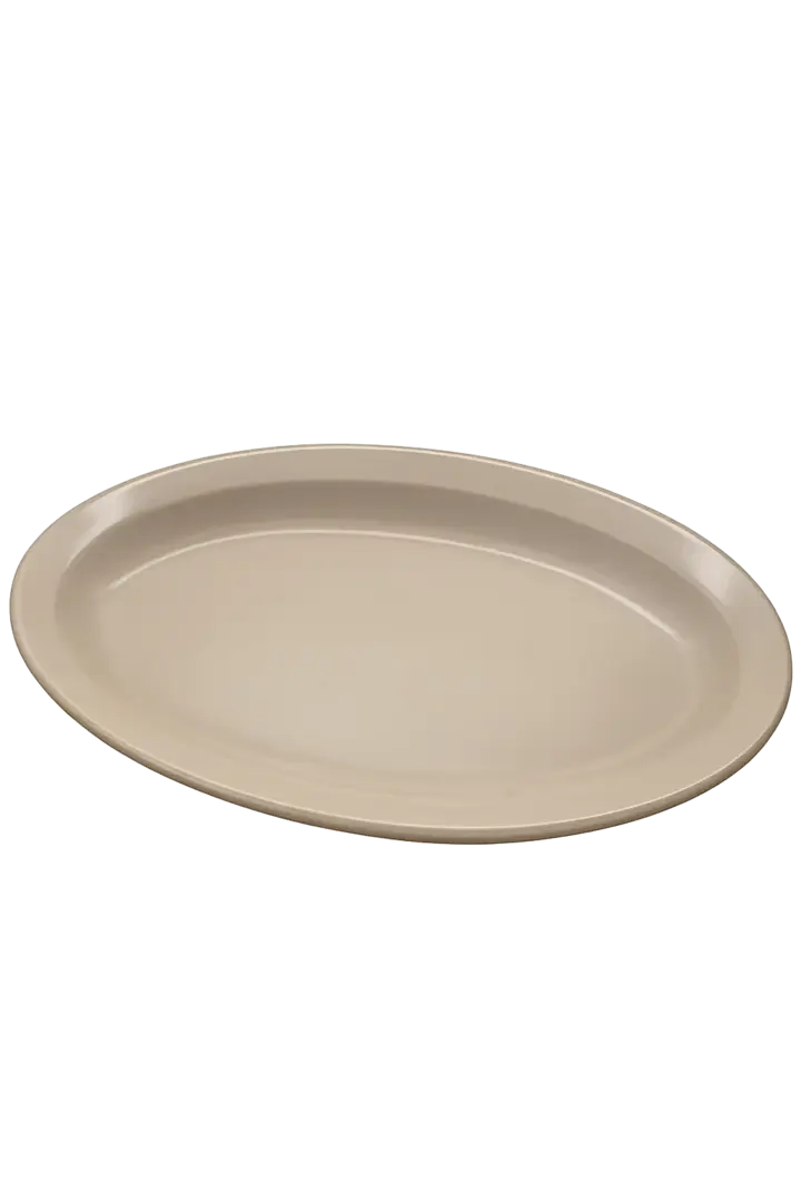 Admiral Craft Admiral Craft Oval Melamine Platter 11.875" x 8" Durable Serving Platter