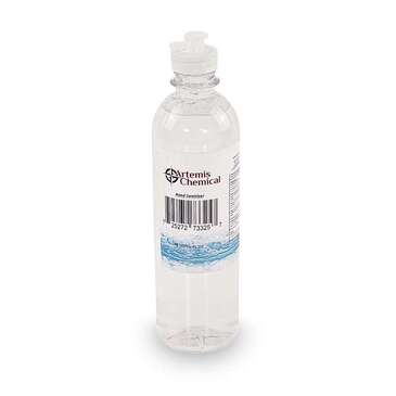 OWEN DISTRIBUTING Hand Sanitizer, 16 ounce, with Pop-Cap, Ethyl Alcohol, Artemis Chemicals SANI-16