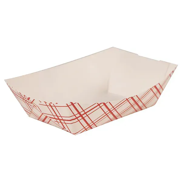 ARVESTA (DISPOSABLES) ARVESTA (DISPOSABLES) Paper Tray, Plaid, 0.25 Lb, 250 Gsm, 250 Pack, 4/250/1000