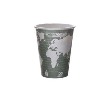 PAPERCRAFT, INC. Hot Cup, 12 oz, Clear, Plastic, (1,000/Case), Eco Products EP-BHC12-WA
