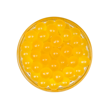 Passion Fruit Popping Pearls, 7lbs, Orange, Lollicup B2055 