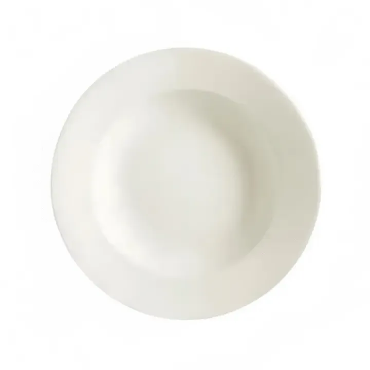 Arvesta Pasta Bowl, 10 1/2", Rolled Edge, American White