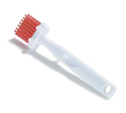 Carlisle Pastry Brush, 1.75", White/Red, Plastic Handle, Silicone Bristles, (Sold Per Each) Carlisle 4040305