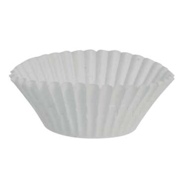 PATERSON PACIFIC PARCHMENT CO. Baking Cup, 1-1/4" x 3/4", White, Paper, Paterson Pacific CG01022