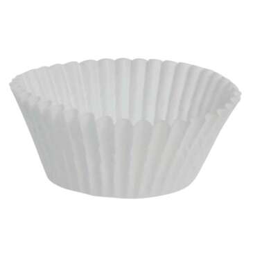 PATERSON PACIFIC PARCHMENT CO. Baking Cup, 5-3/4" x 2-1/4" x 1", White, Paper, (500/Pack), Paterson Pacific CG01047