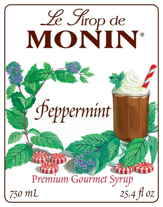 Peppermint Syrup, 25.4 Oz, Monin M-AR050A