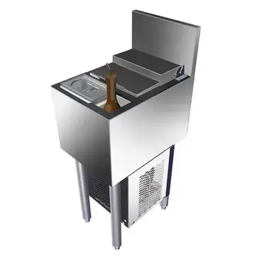 Perlick ISC12 Underbar Ice Bin/Cocktail Station, Bottle Well Bin