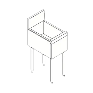 Perlick TS12U Underbar Bottle Storage Bin