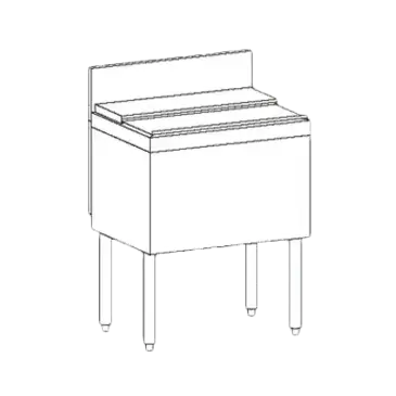 Perlick TS18IC Underbar Ice Bin/Cocktail Unit