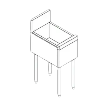 Perlick TS6U2 Underbar Bottle Storage Bin